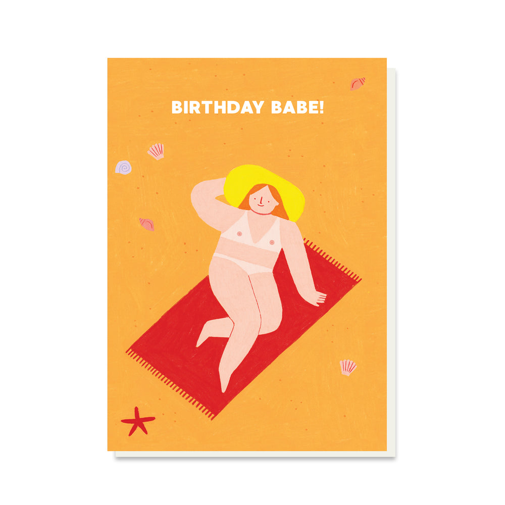 Tan Lines Birthday Card