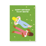 Bestie Birthday Card