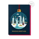 New York Pop-out Bauble Card