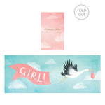 Gorgeous Baby Girl Concertina Card
