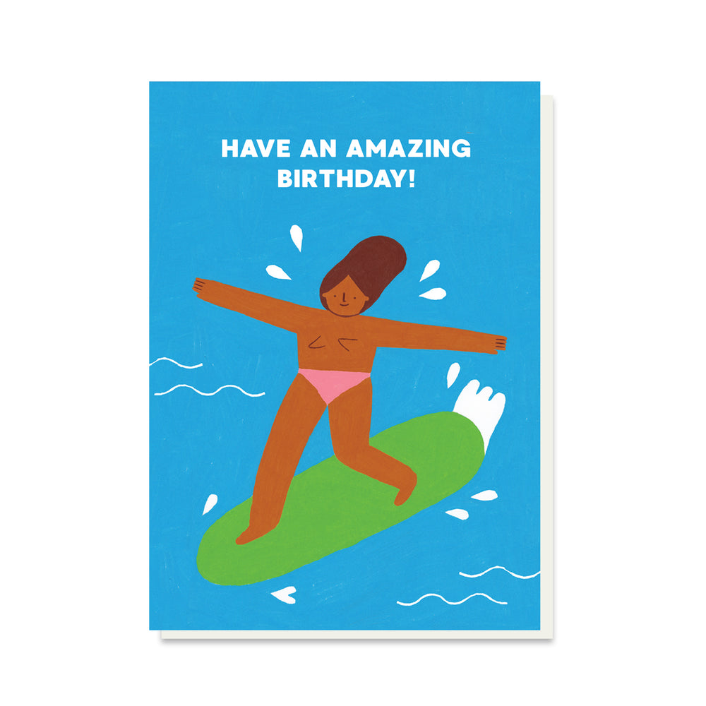 Surf's Up Birthday Card