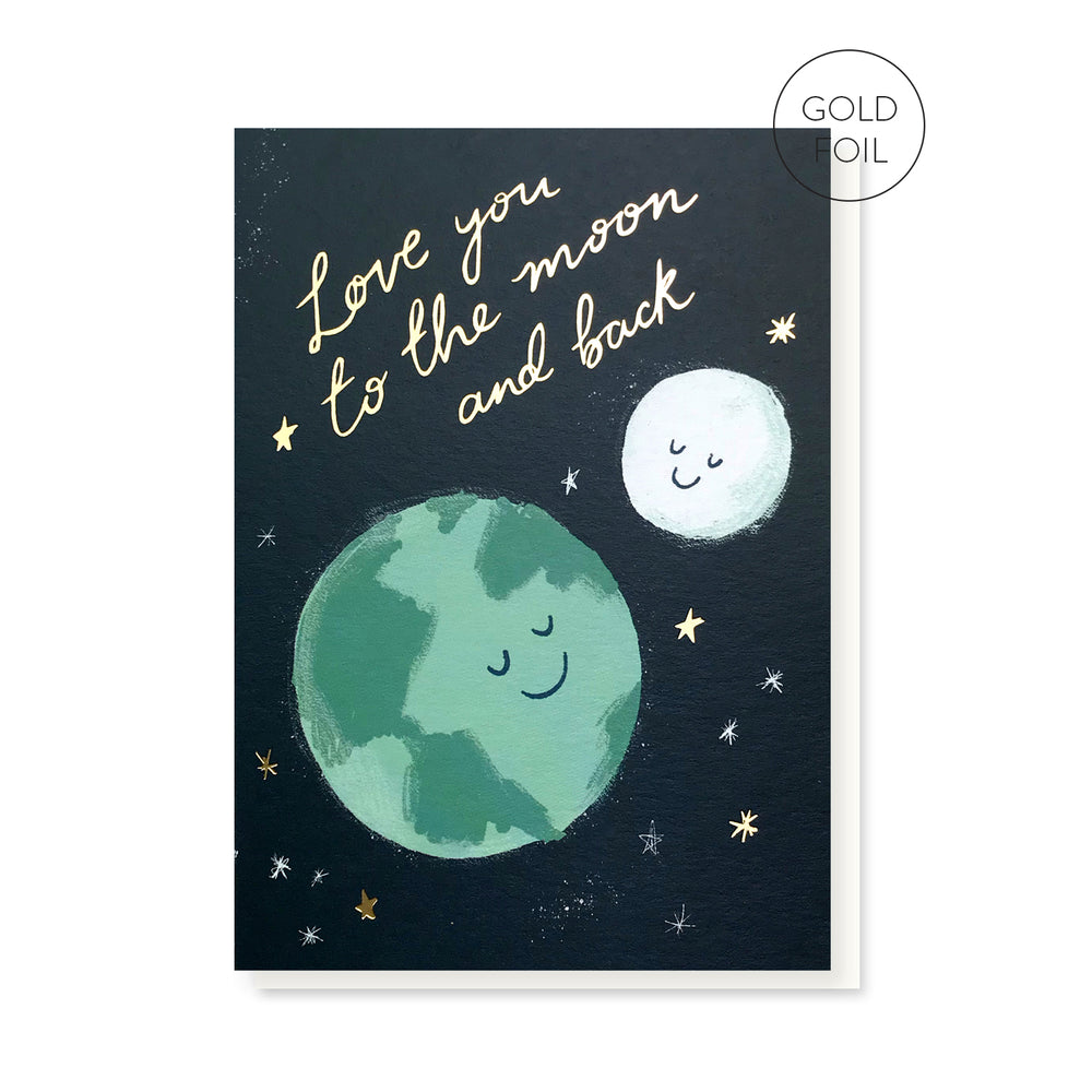 Moon & Back Card