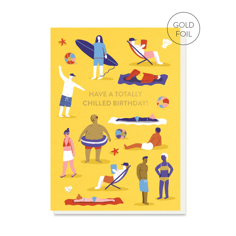 PB PRESSIES Chilled Birthday Card