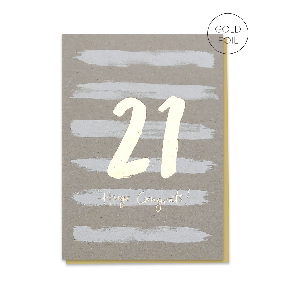 21 - Huge Congrats!
