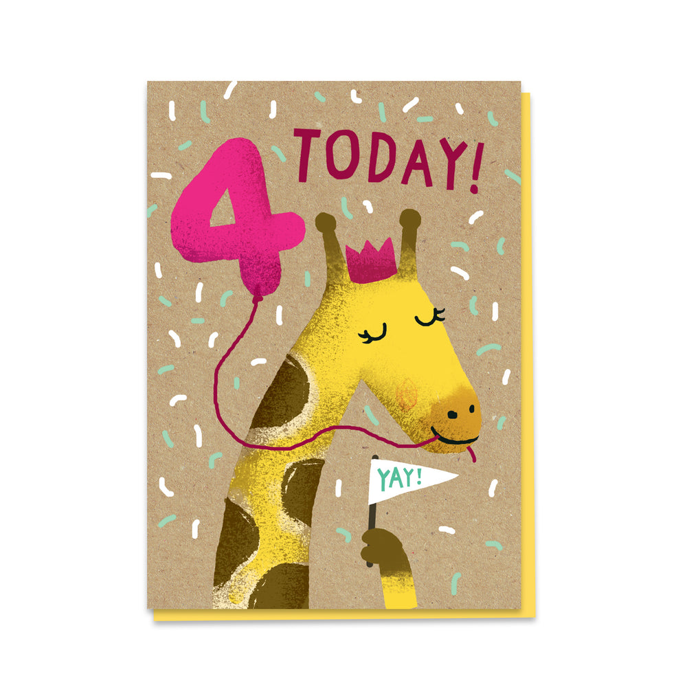 4th birthday Giraffe