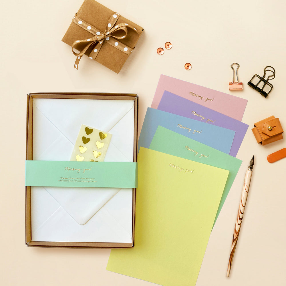 Missing You Letter Paper Set