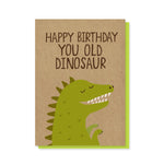 Old Dinosaur Card