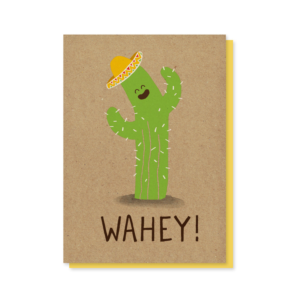 Wahey Cactus Card