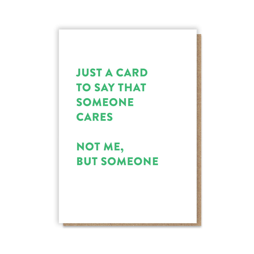 Someone Cares Card
